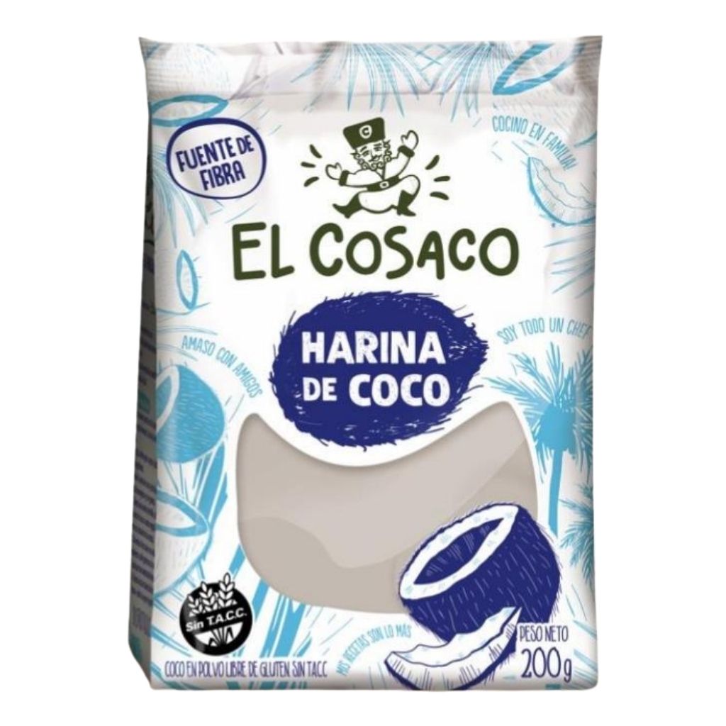 Harina de Coco sin TACC El Cosaco  Harina de Coco sin TACC El Cosaco
