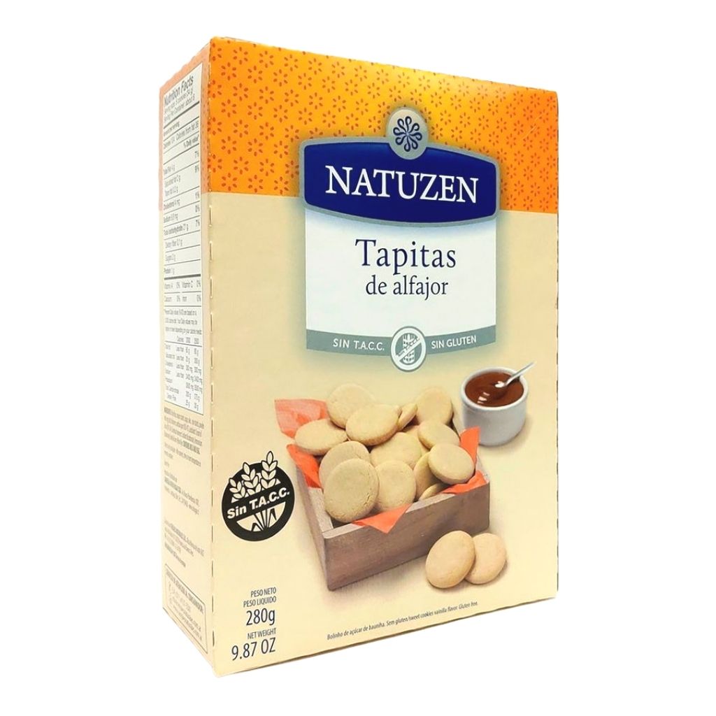 Tapitas para alfajores libres de gluten Natuzen  Tapitas para alfajores libres de gluten Natuzen