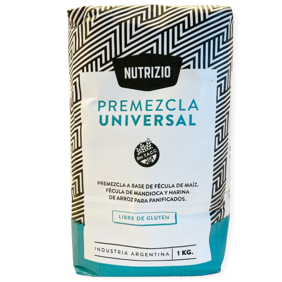 Premezcla Universal sin Lactosa Nutrizio  Nutrizio premezclas libres de gluten sin lactosa